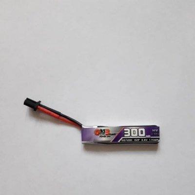 Аккумулятор GNB 300mah 1S 60/120С HV GNB27 с кабелем