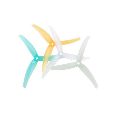 Пропеллеры HQProp Juicy Prop J37, бирюзовые (2 пары) Пропеллеры HQProp Juicy Prop J37, бирюзовые (2 пары)